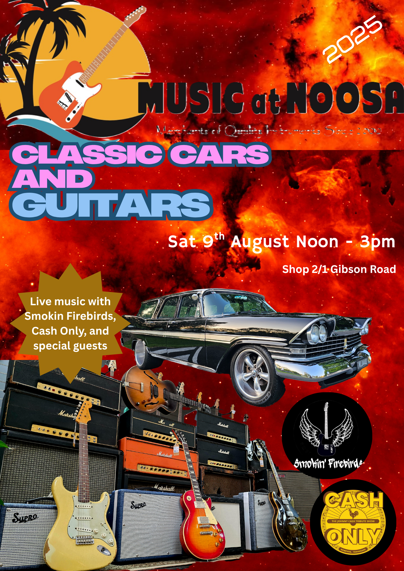 Classic Cars and Guitars - 2025