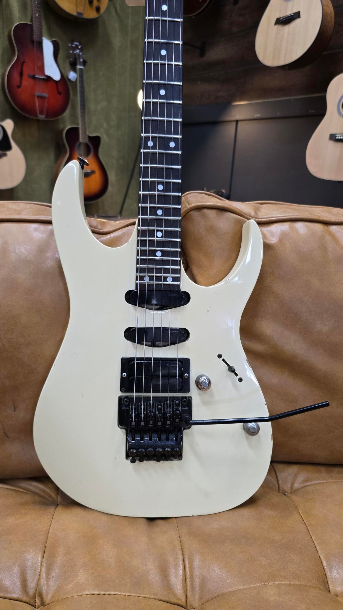 Ibanez First year RG560 electric guitar w/ upgraded pickups .