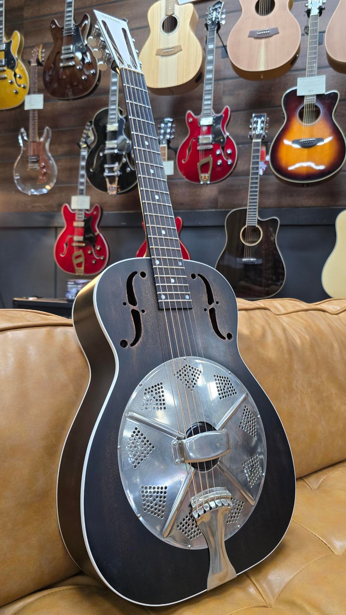 National Thunderbox M14T Resonator Guitar W/Case (Pre-Owned)