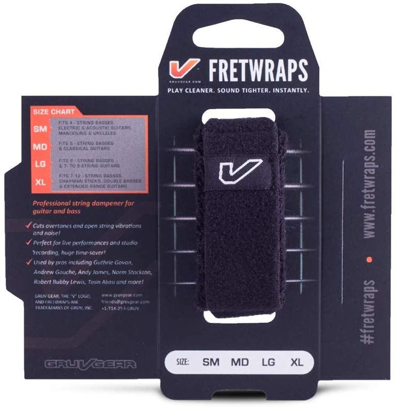 Gruv Gear Fretwrap Adjustable String Muter - Black