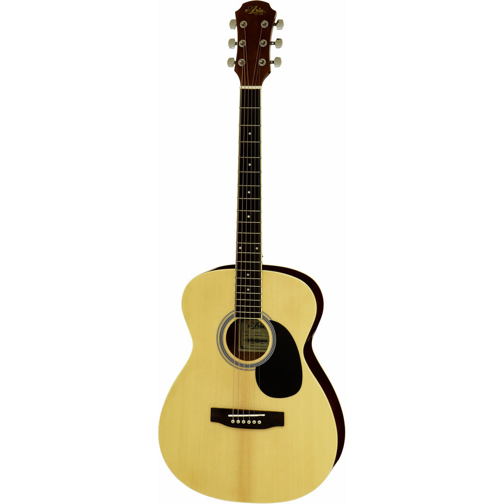 Aria AFN-15 Prodigy Series Acoustic Folk Body Guitar in Natural Gloss Aria - Over 60 Years of Excellence!