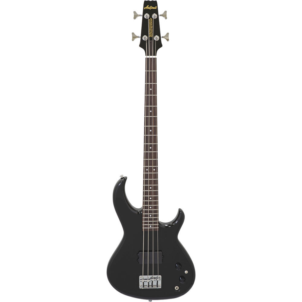 Aria Pro II SB-ONE Series Electric Bass Guitar in Black Gloss