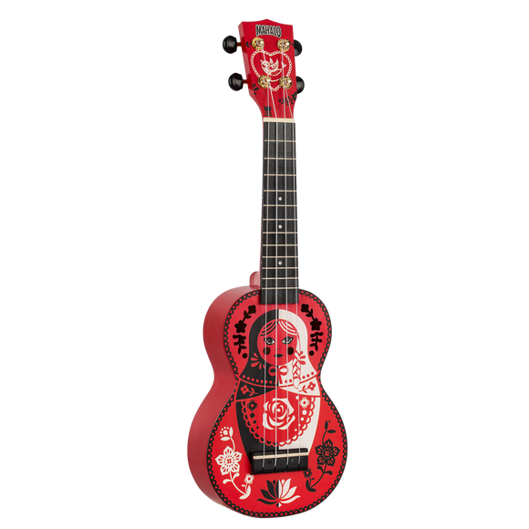 Mahalo Soprano ukulele RUSSIAN DOLL Art!
