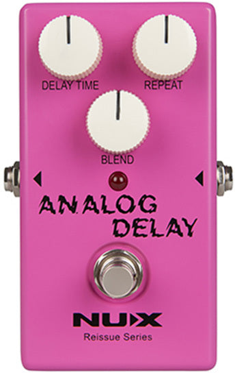 NUX Reissue Series Analog Delay Effects Pedal Bring back the Legendary Delay sound of the 80's