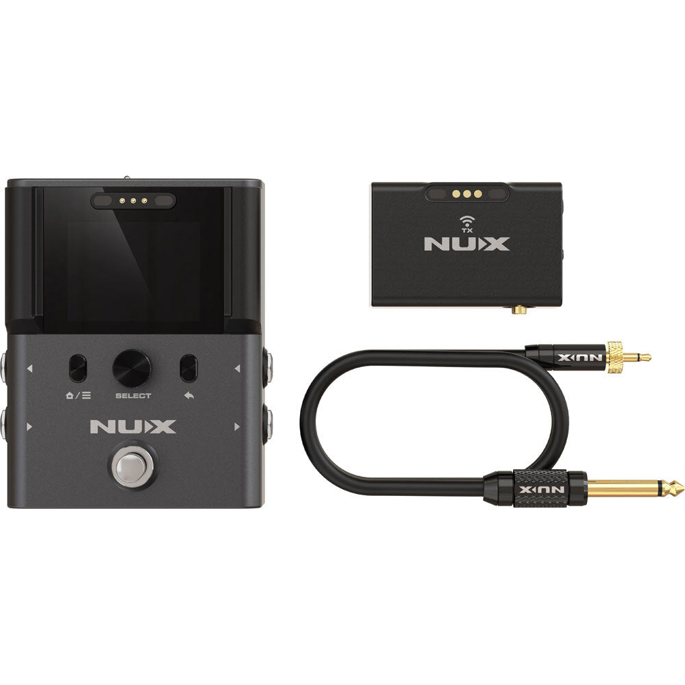 NUX B-8 Professional Instrument Digital Wireless System with Pedal Receiver 2.4 GHz Interference-free Broadcasting Frequency