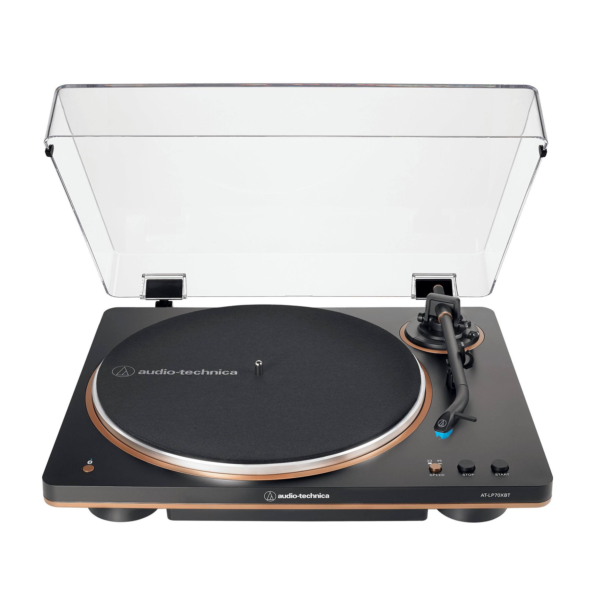 Audio Technica Fully Automatic Wireless Belt-Drive Turntable AT-LP70X With FREE T_SHIRT