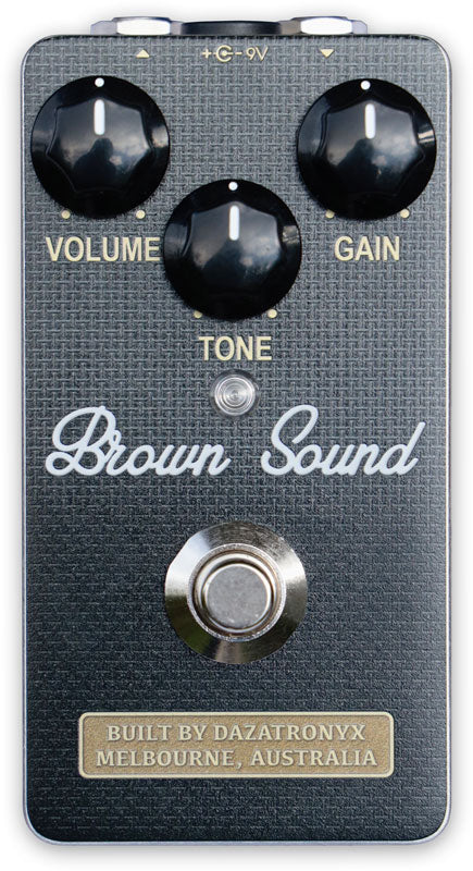 brown sound pedal Dazatronyx Brown Sound Distortion Pedal *Aussie Made – Music at Noosa