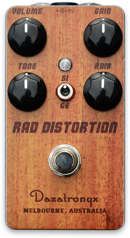rad pedal Dazatronyx Rad Distortion effects pedal . – Music at Noosa