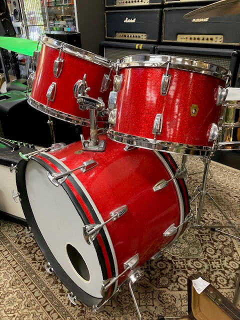 **SOLD**LUDWIG Hollywood 1968 DRUM KIT SHELL PACK Ex Powderfinger drum kit