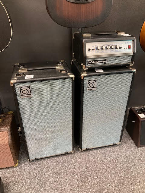 Ampeg Micro-VR Stack Bass Amp Set w/ 2 x 210 cabs (preowned)