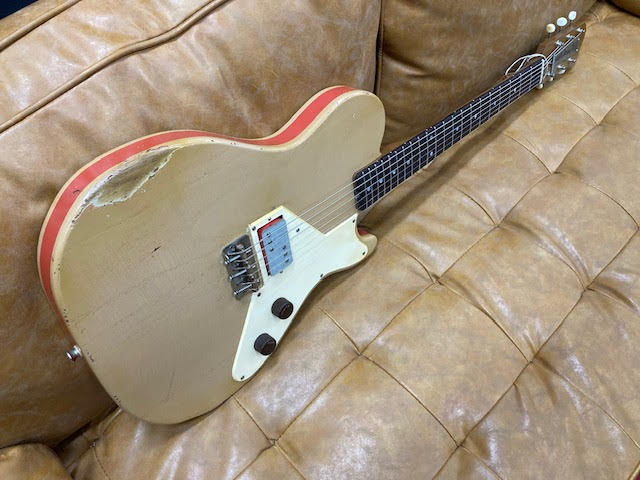 SOLD - DeluxeTone Radiolette "The Chieftain" Local Handcrafted Electric Guitar W/Case RELIC