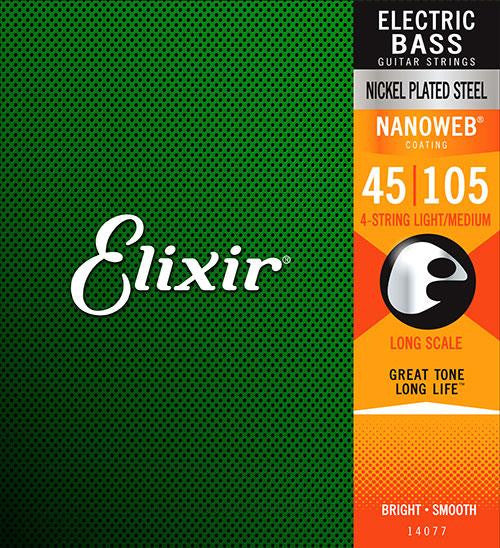 Elixir Nanoweb 45-105 Strings