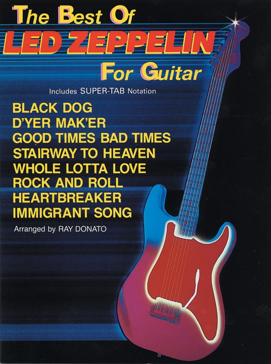 Led Zeppelin Easy guitar tab book