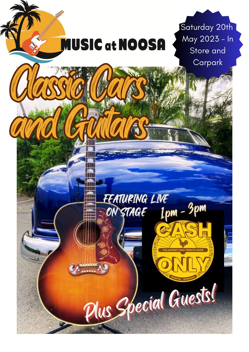 Classic Cars and Guitars 2023 Music at Noosa