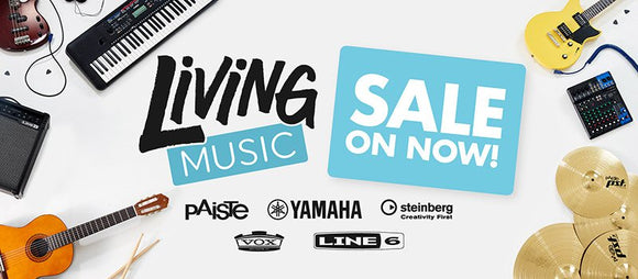 LIVING MUSIC SALE NOW ON!!