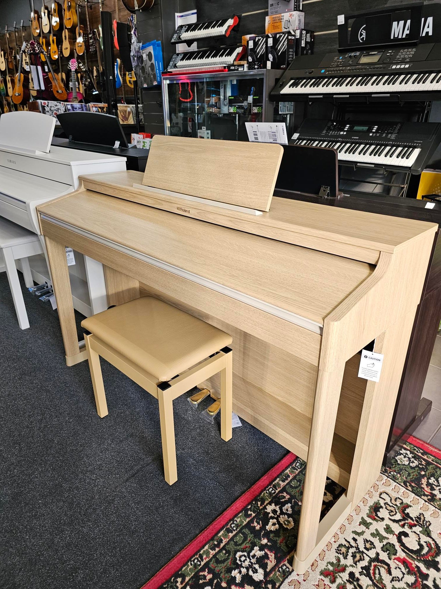 Roland RP701LA Digital Piano Light Oak