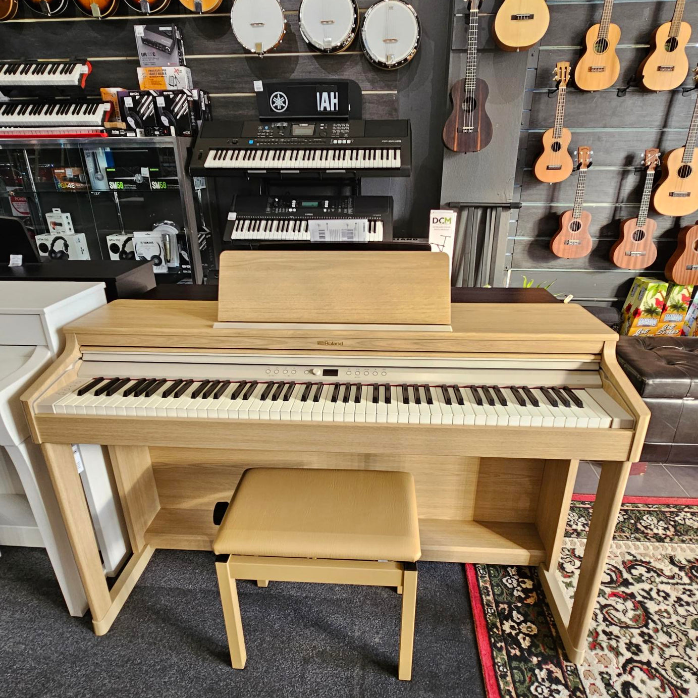 Roland RP701LA Digital Piano Light Oak