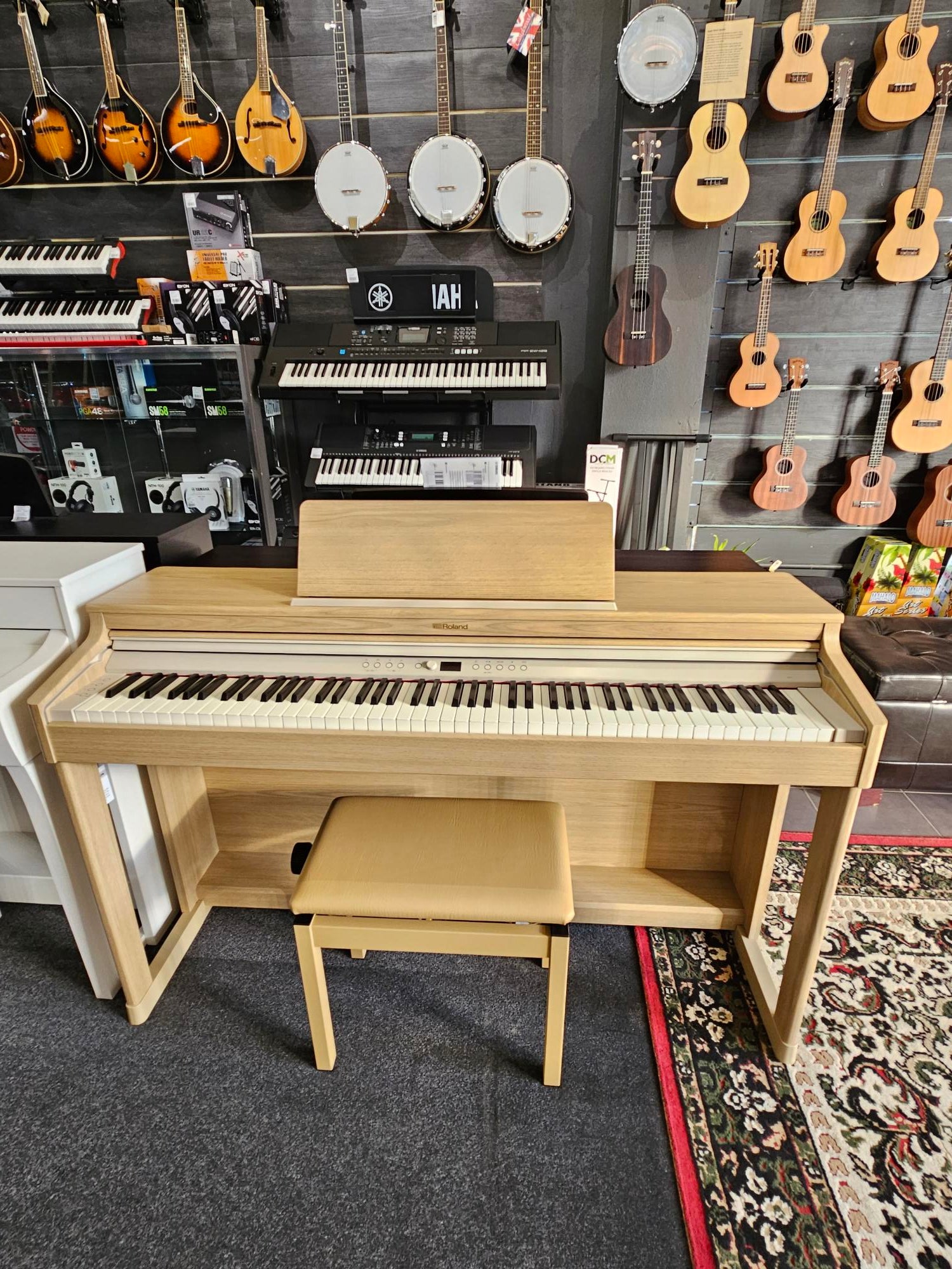 Roland RP701LA Digital Piano Light Oak