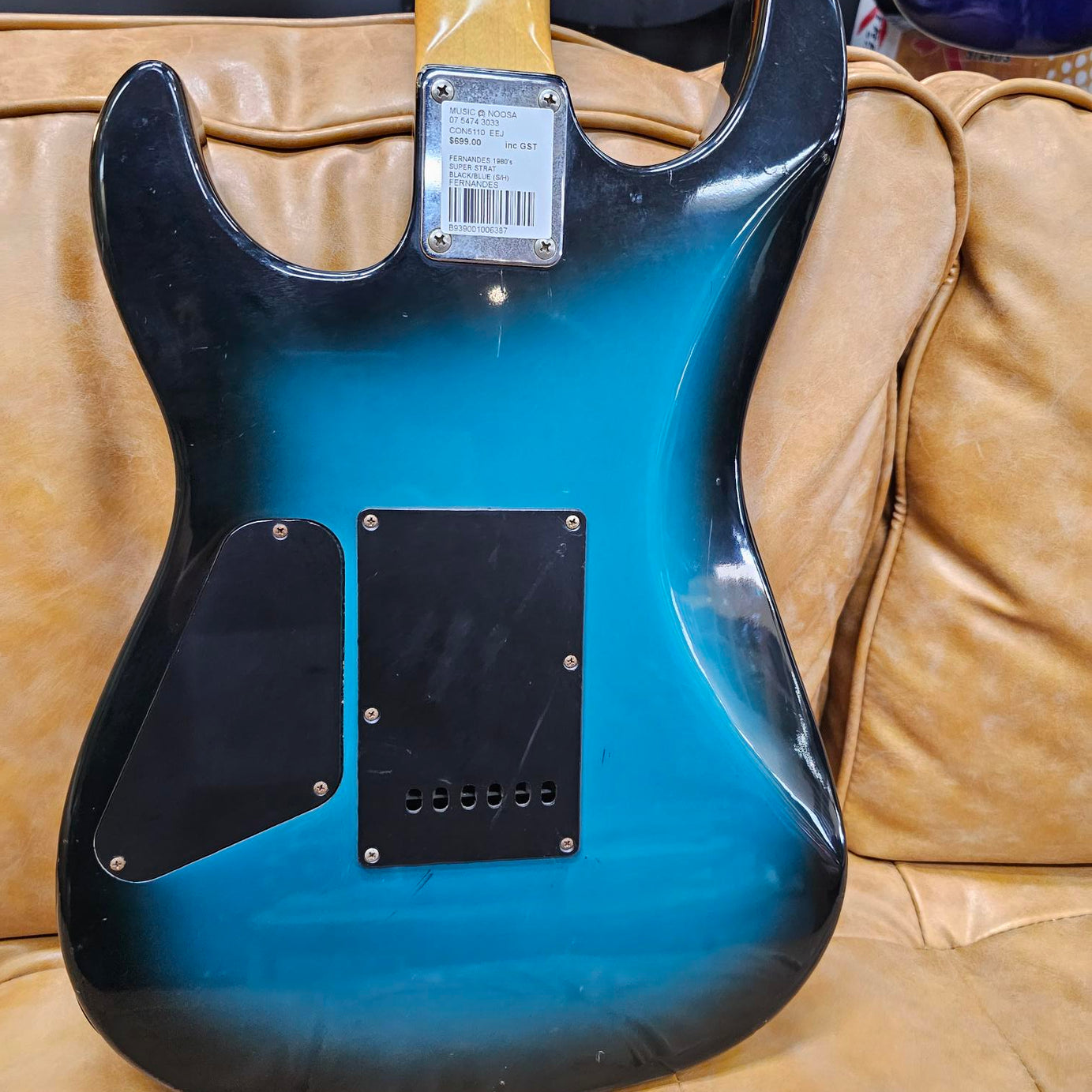 Fernandes 1980's Super Strat Blue/Black (Pre-Owned)
