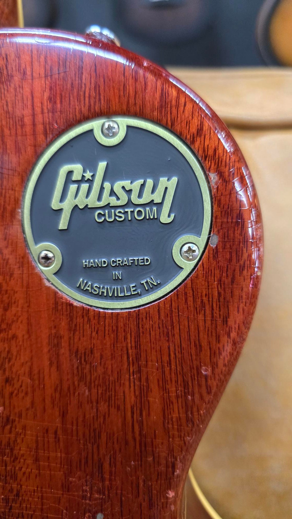 SOLD - Gibson Les Paul Washed Cherry Custom Shop Murphy Lab Aged Light Relic (Pre-Owned)