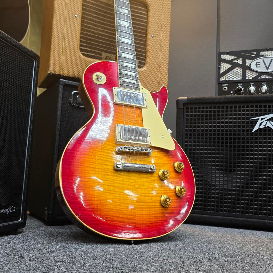 SOLD - Gibson Les Paul Washed Cherry Custom Shop Murphy Lab Aged Light Relic (Pre-Owned)