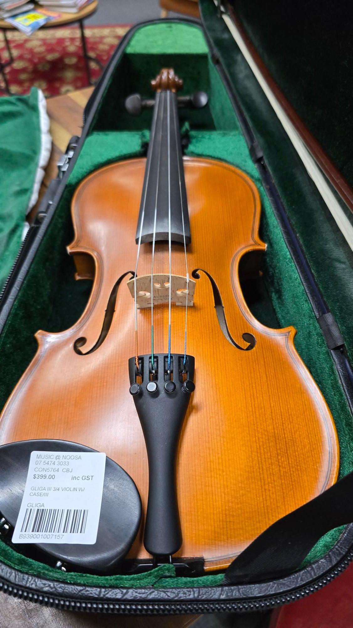 Gliga III 3/4 size Violin W/Case & Bow (Pre-Owned)