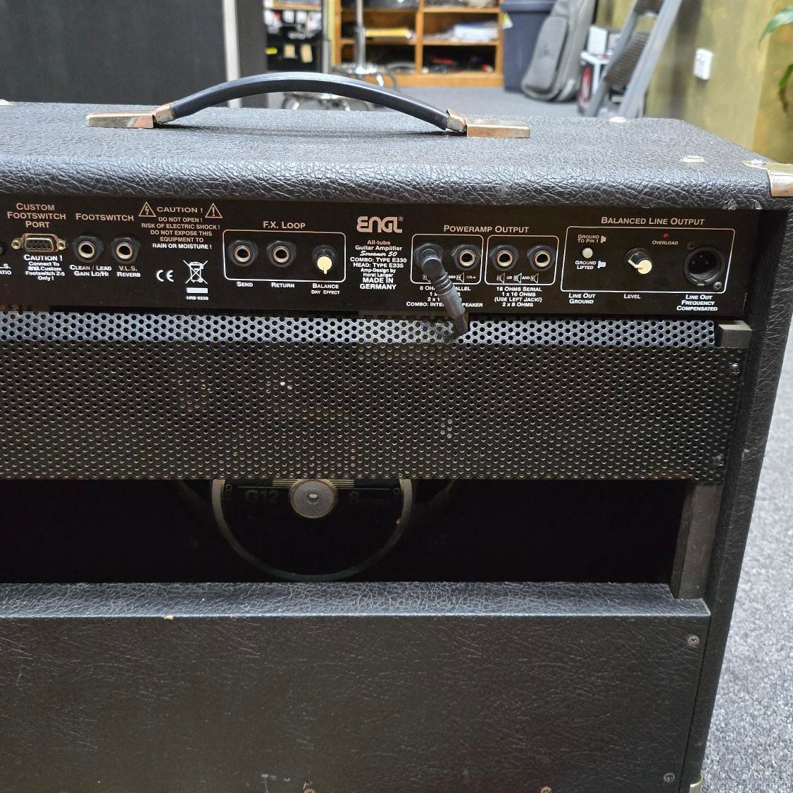 Back of Engl Guitar Amp Music at Noosa