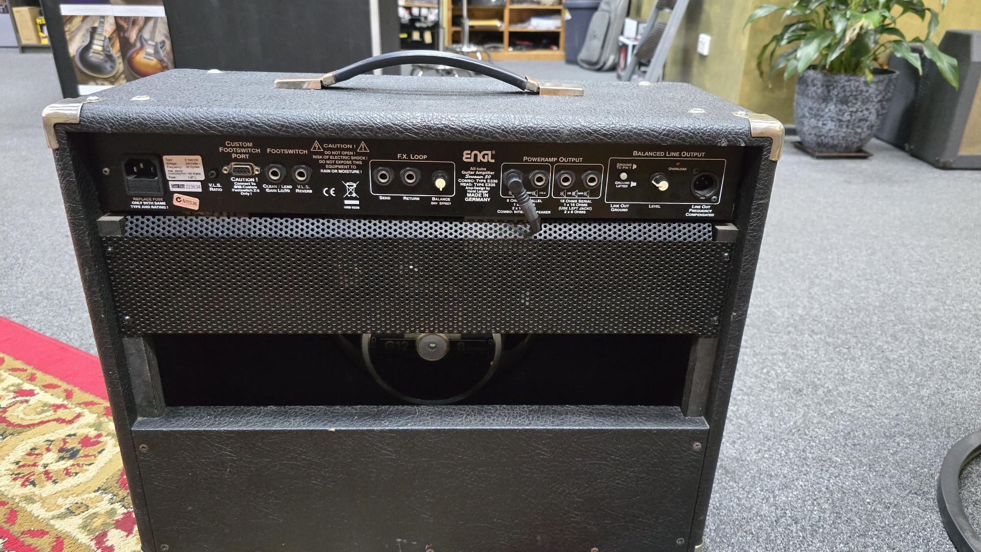 Back of Engl Guitar Amp Music at Noosa