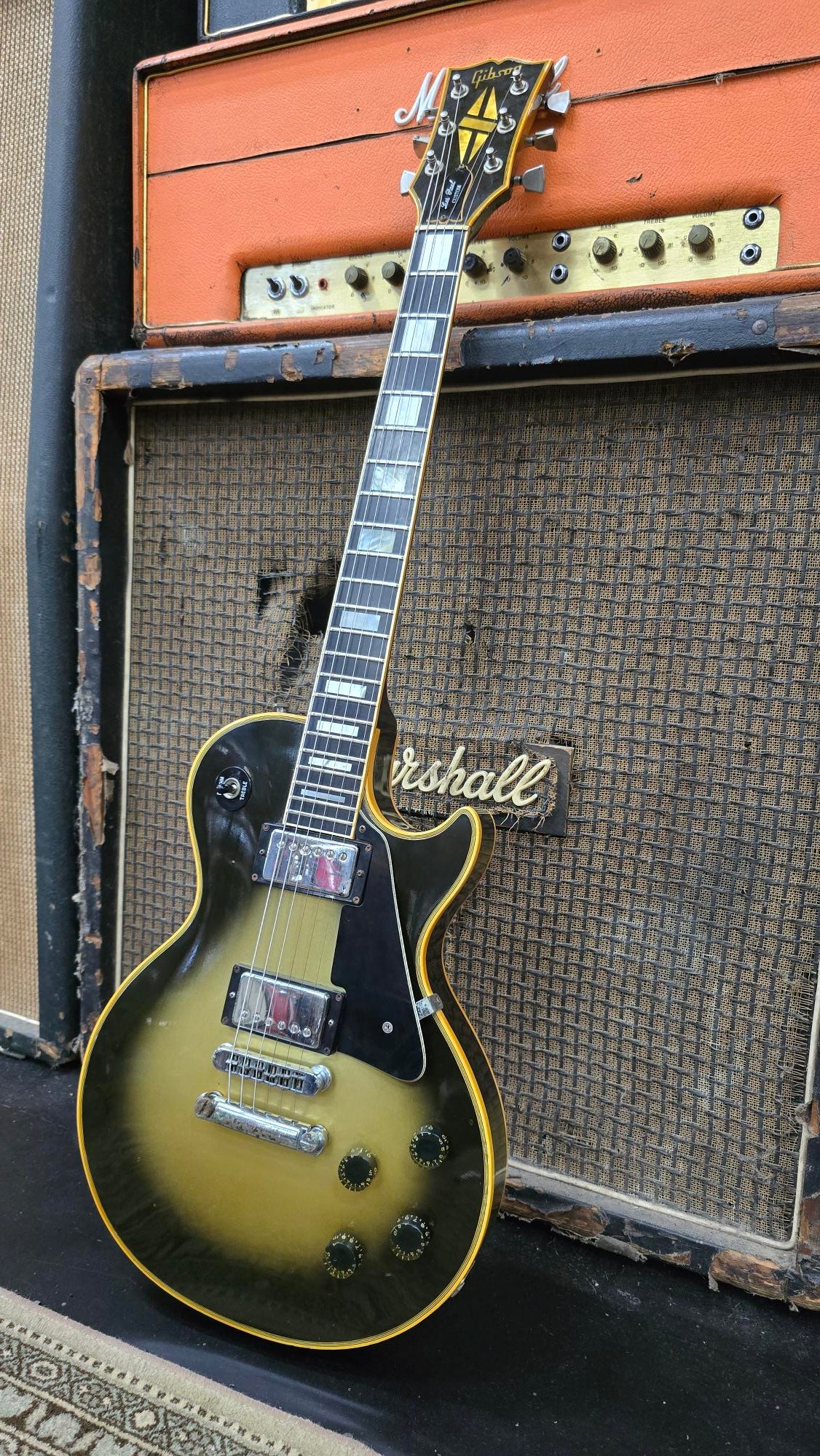 1981 Gibson Les Paul Custom SilverBurst Electric Guitar W/Original Case