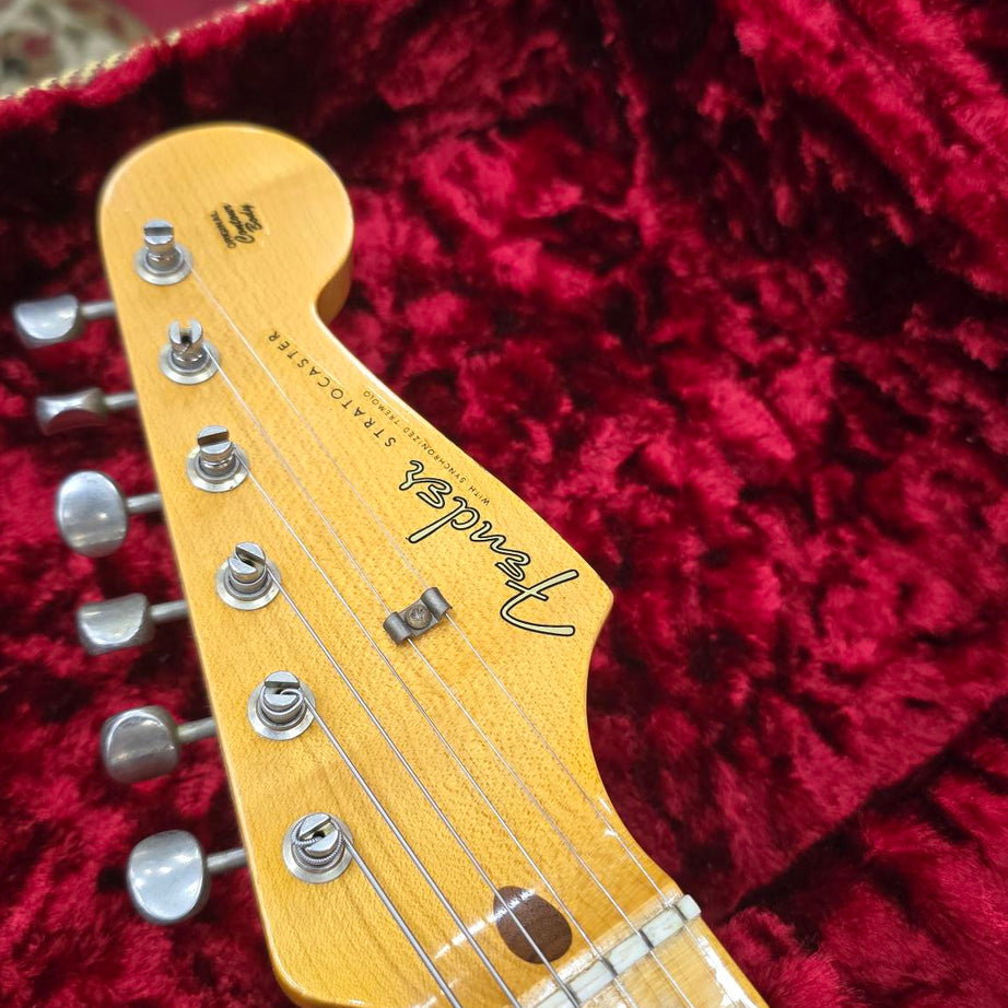 2023 Fender Custom Shop Stratocaster Electric Guitar 58RI Black Relic (Pre-Owned)