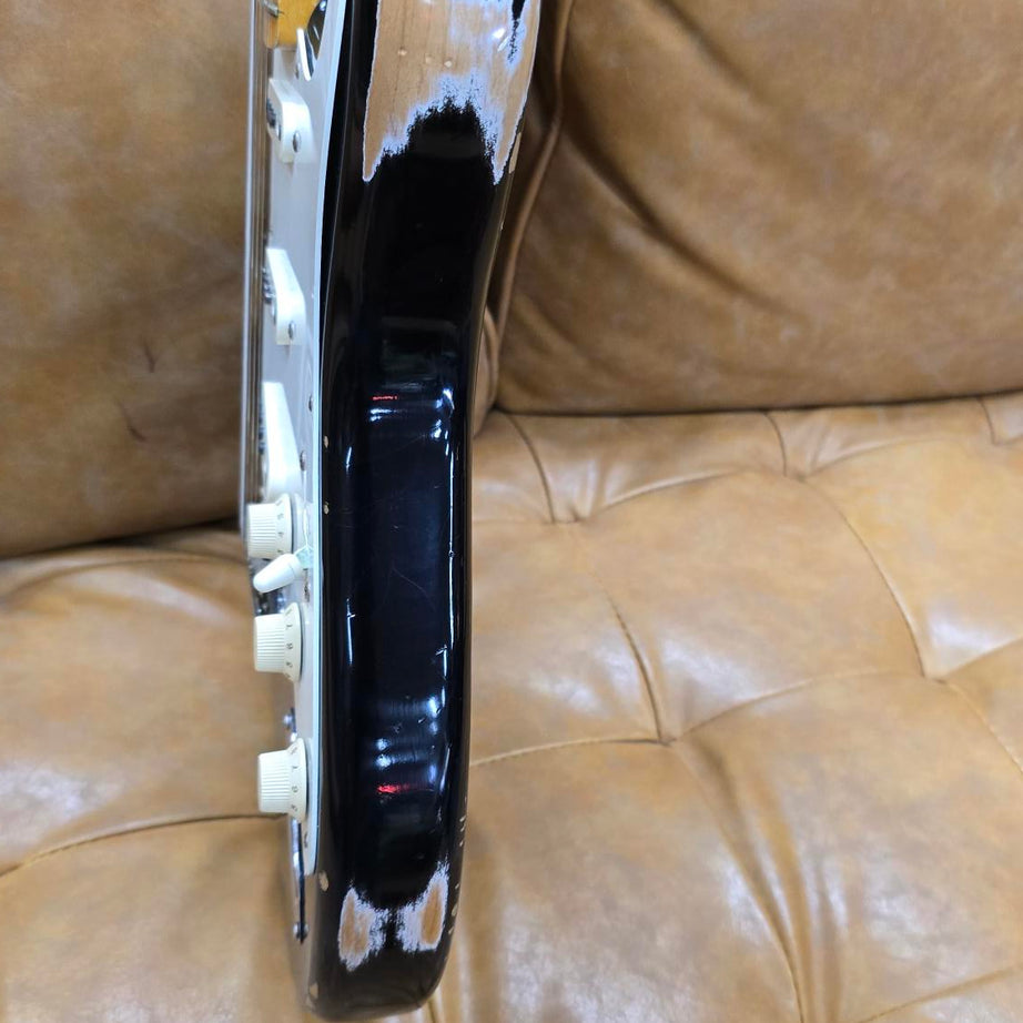 2023 Fender Custom Shop Stratocaster Electric Guitar 58RI Black Relic (Pre-Owned)