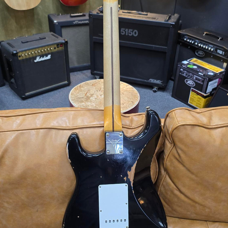 2023 Fender Custom Shop Stratocaster Electric Guitar 58RI Black Relic (Pre-Owned)