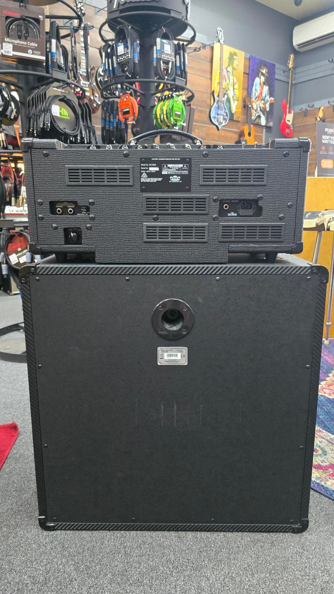 Vox AC15CH Head & Marshall 4x12 Cabinet MG412CE Guitar Rig! (Pre-Owned)