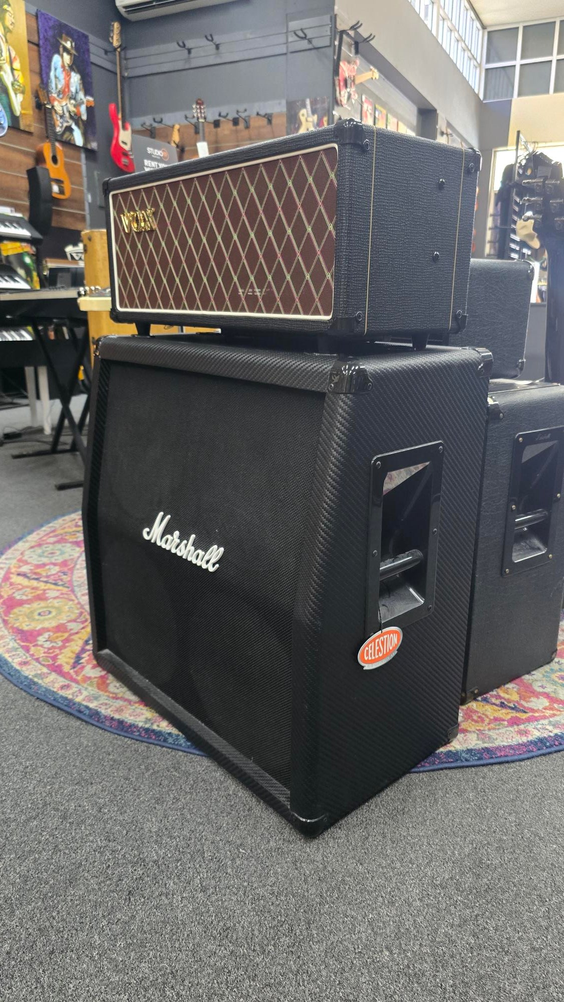 Vox AC15CH Head & Marshall 4x12 Cabinet MG412CE Guitar Rig! (Pre-Owned)