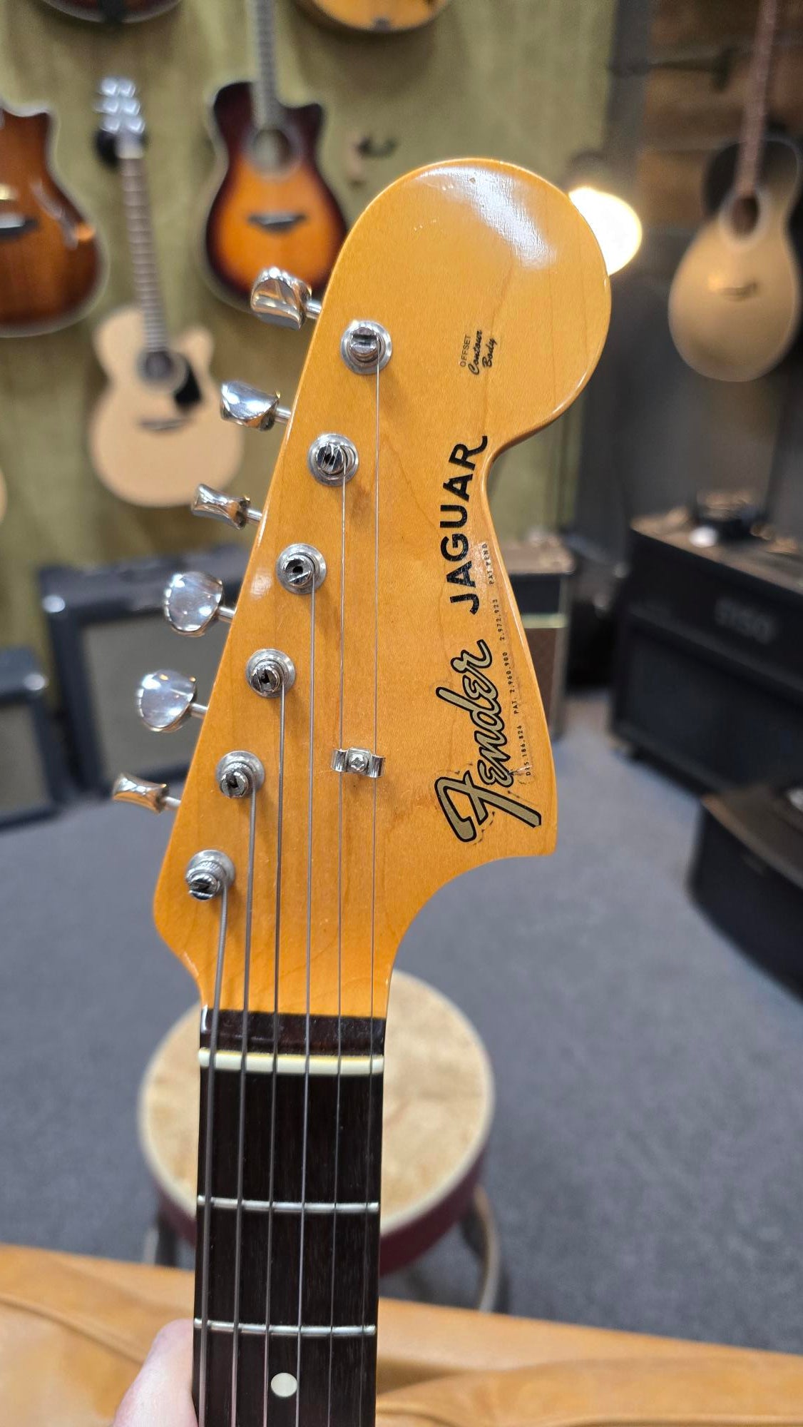 Fender American Vintage 1962 Jaguar 2008 "thin skin" Ice Blue Metallic w/ case + mastery upgrades