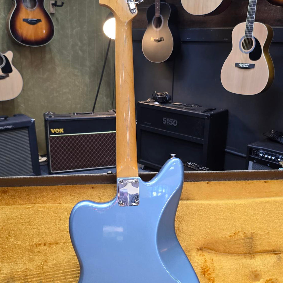 Fender American Vintage 1962 Jaguar 2008 "thin skin" Ice Blue Metallic w/ case + mastery upgrades