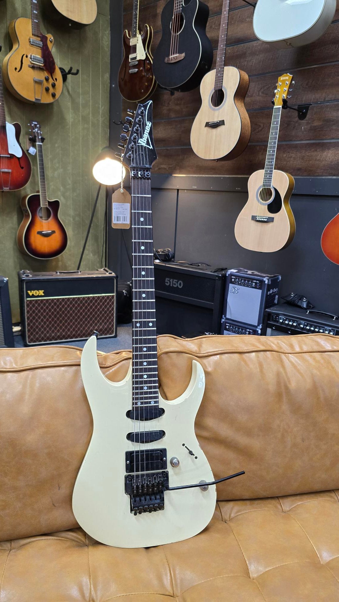 Ibanez First year RG560 electric guitar w/ upgraded pickups .