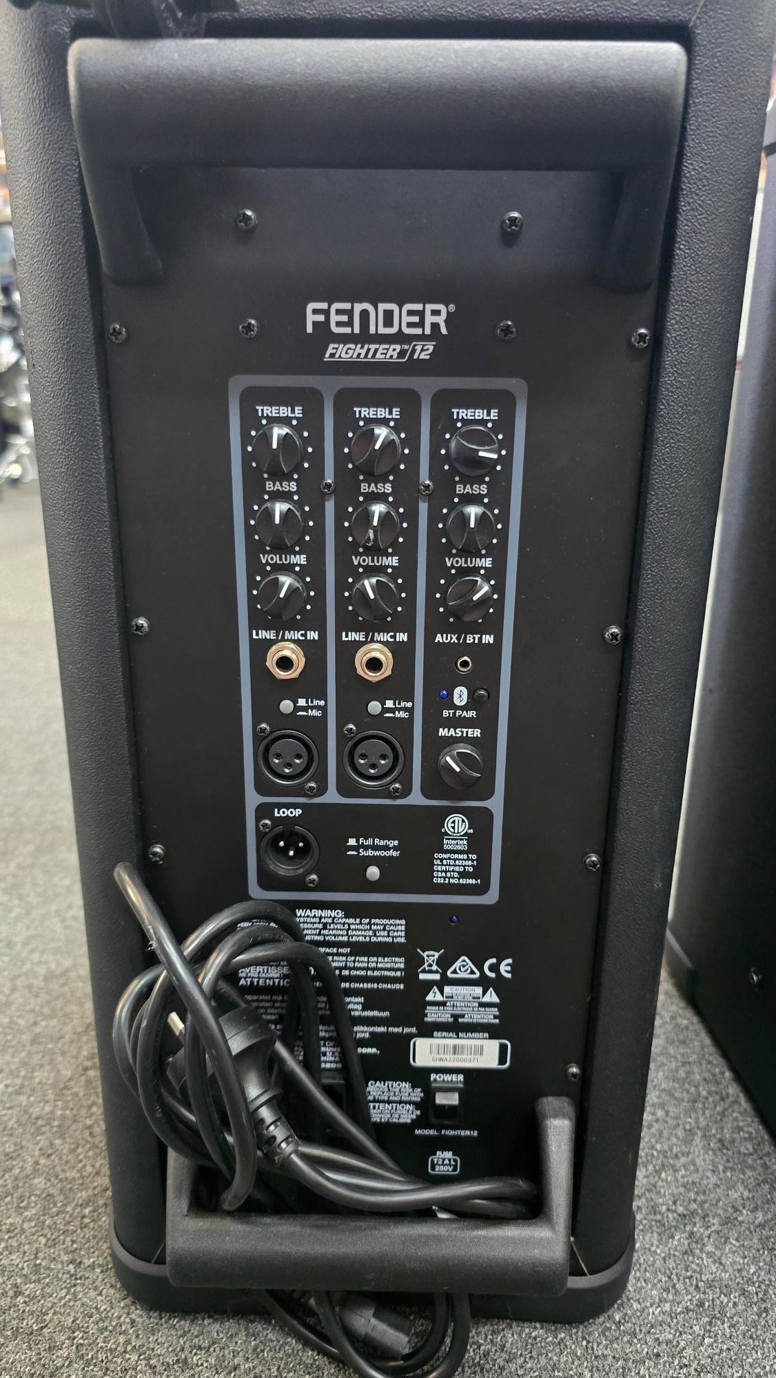 Fender Fighter 12" PA Speakers & Allen & Heath Mixer (Pre-Owned)