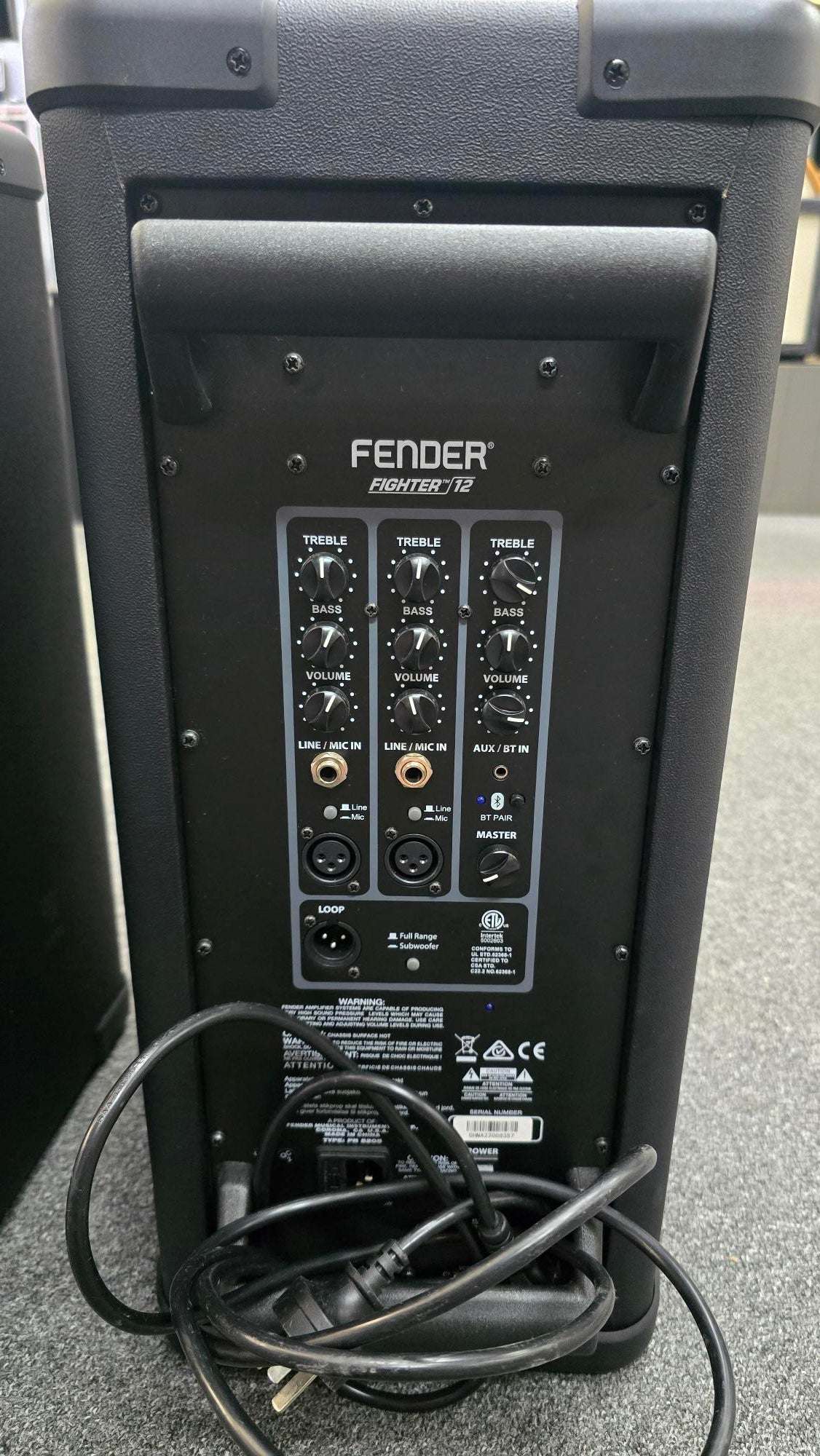 Fender Fighter 12" PA Speakers & Allen & Heath Mixer (Pre-Owned)