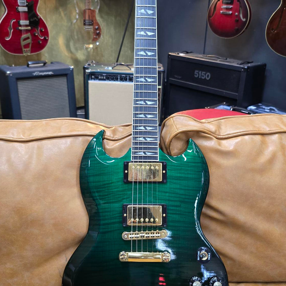 2003 Gibson SG Supreme Emerald Green Electric Guitar W/Case (Pre-Owned)