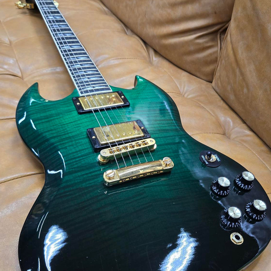 2003 Gibson SG Supreme Emerald Green Electric Guitar W/Case (Pre-Owned)