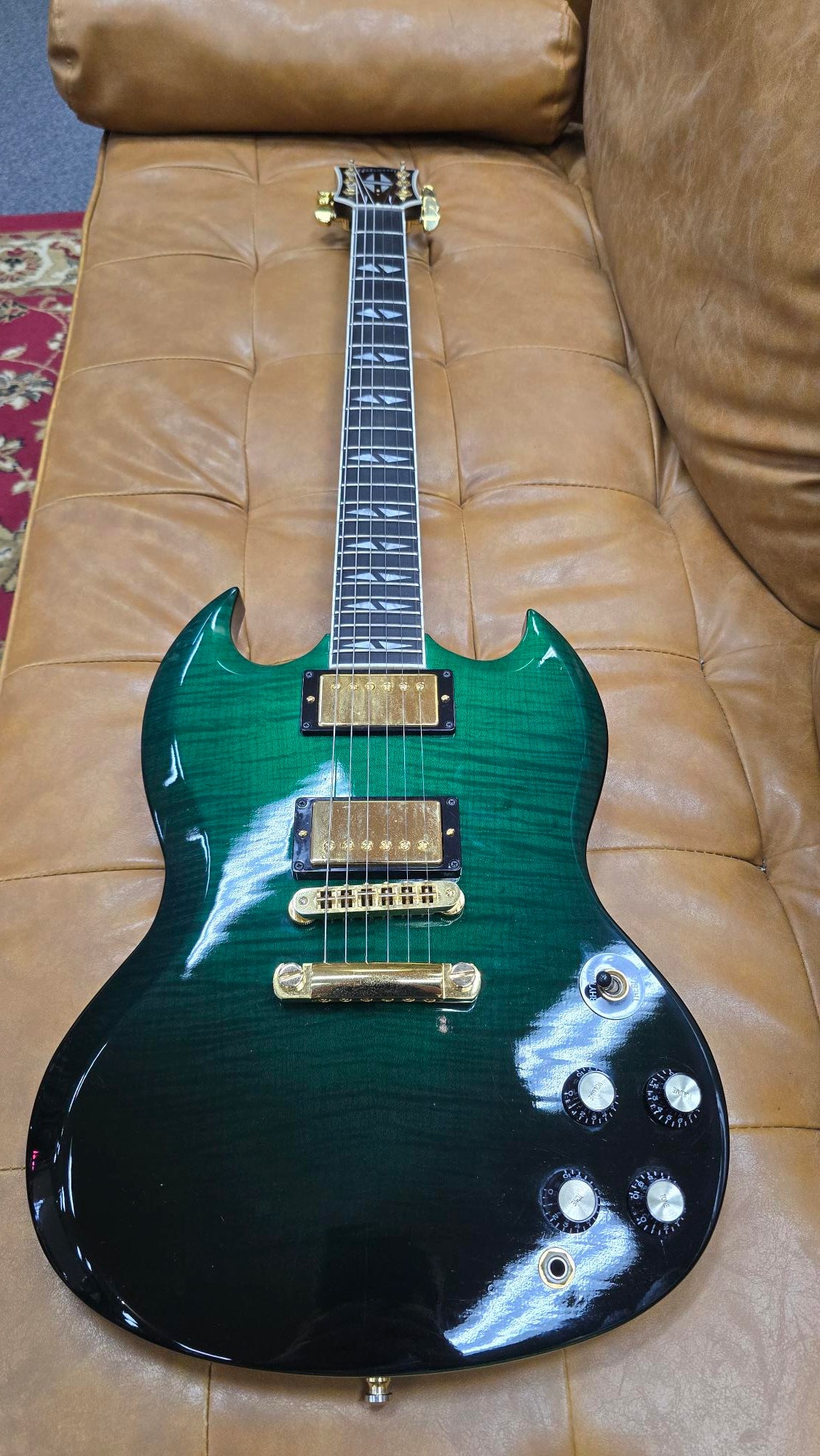 2003 Gibson SG Supreme Emerald Green Electric Guitar W/Case (Pre-Owned)