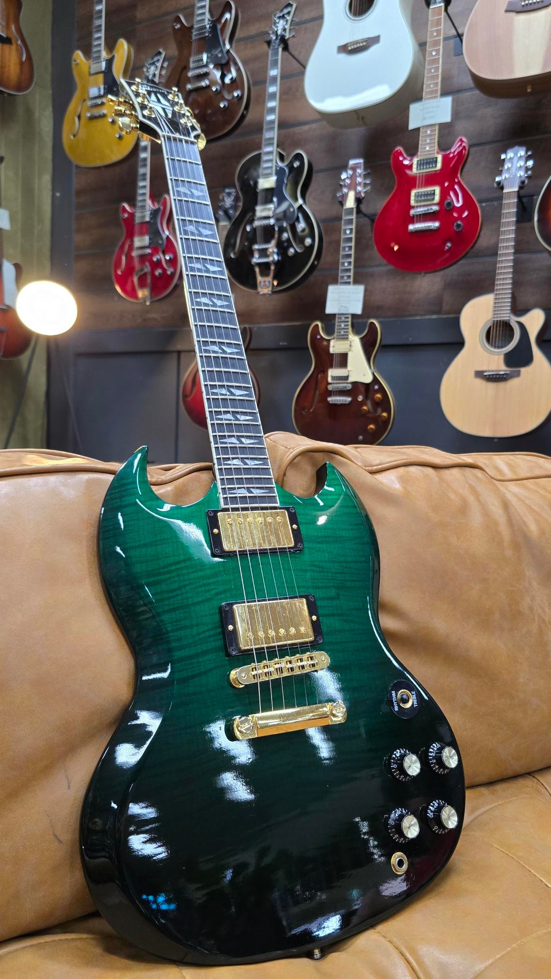 2003 Gibson SG Supreme Emerald Green Electric Guitar W/Case (Pre-Owned)