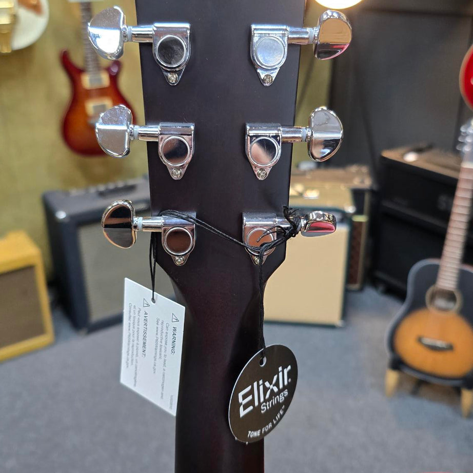 Yamaha TAS1E Element Grade TransAcoustic Solid Top Concert Acoustic/Electric Guitar Natural Gloss