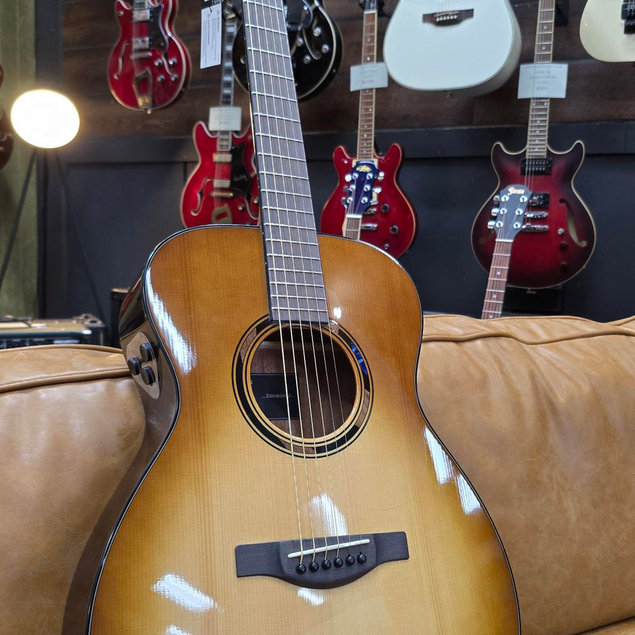 Yamaha TAS1E Element TransAcoustic Guitar Sand Burst Gloss