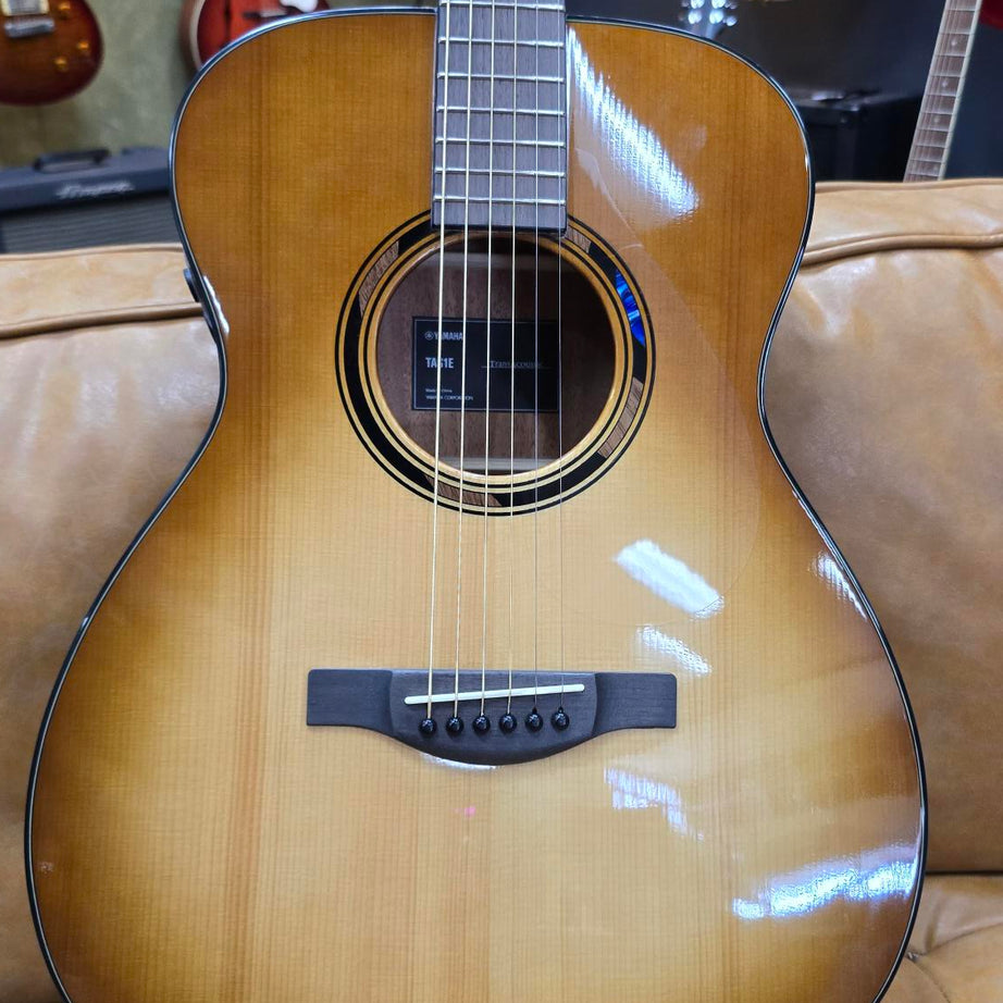 Yamaha TAS1E Element TransAcoustic Guitar Sand Burst Gloss