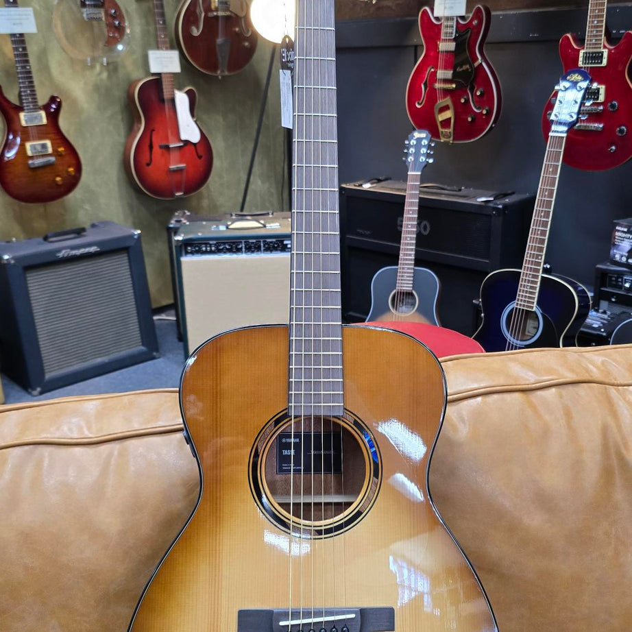 Yamaha TAS1E Element TransAcoustic Guitar Sand Burst Gloss