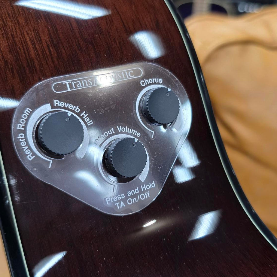Yamaha TAS1E Element TransAcoustic Guitar Sand Burst Gloss