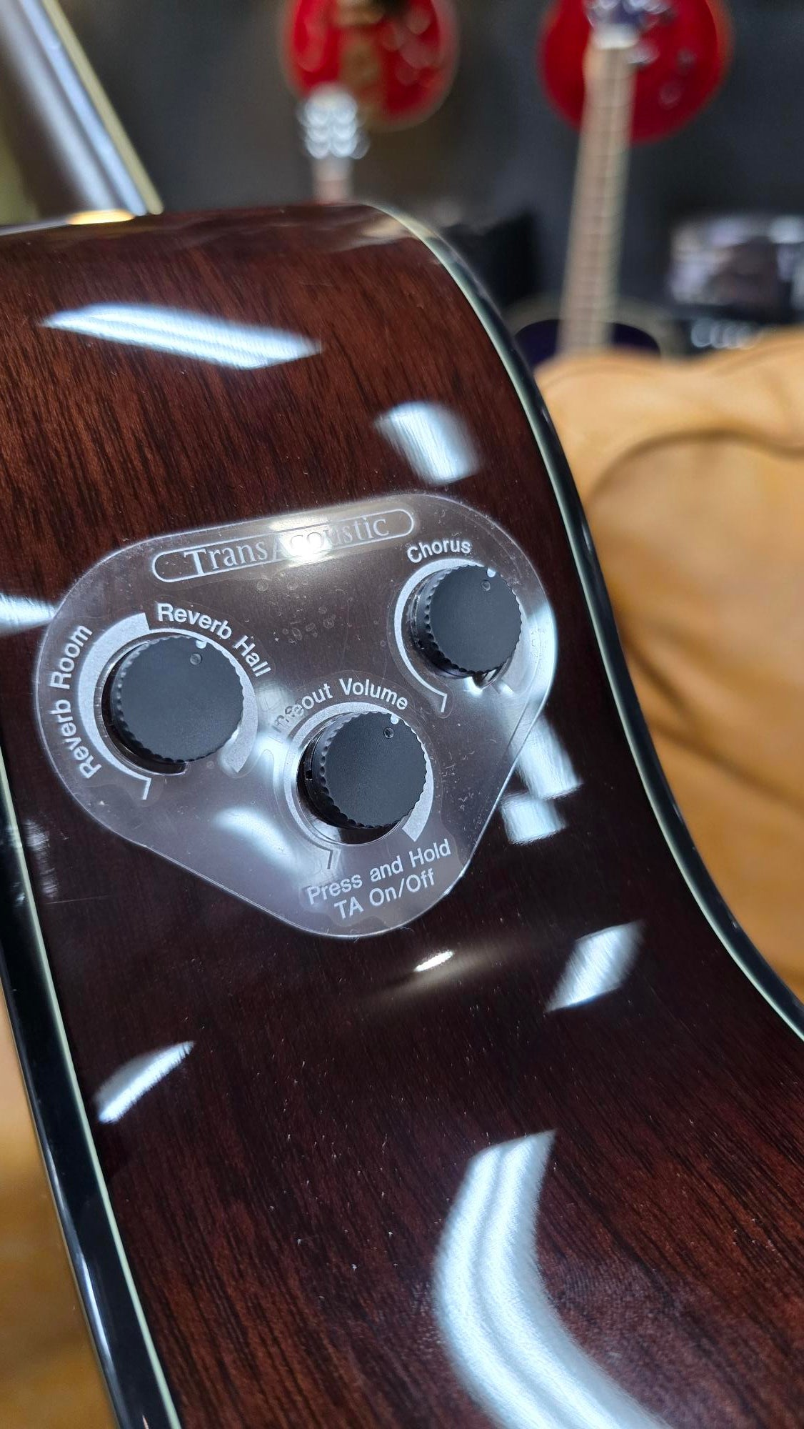 Yamaha TAS1E Element TransAcoustic Guitar Sand Burst Gloss