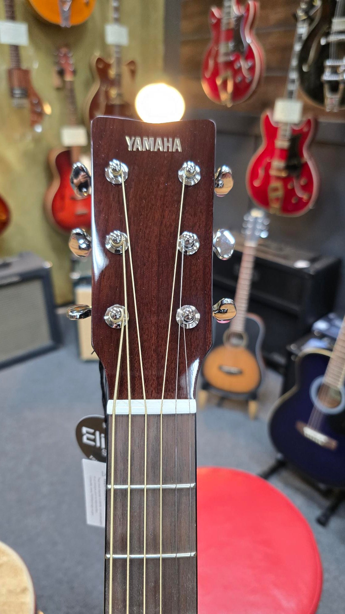 Yamaha TAG1C Grade TransAcoustic Solid Top Dreadnought Acoustic Guitar w/ Pickup SandBurst Burst Gloss Includes Gig Bag